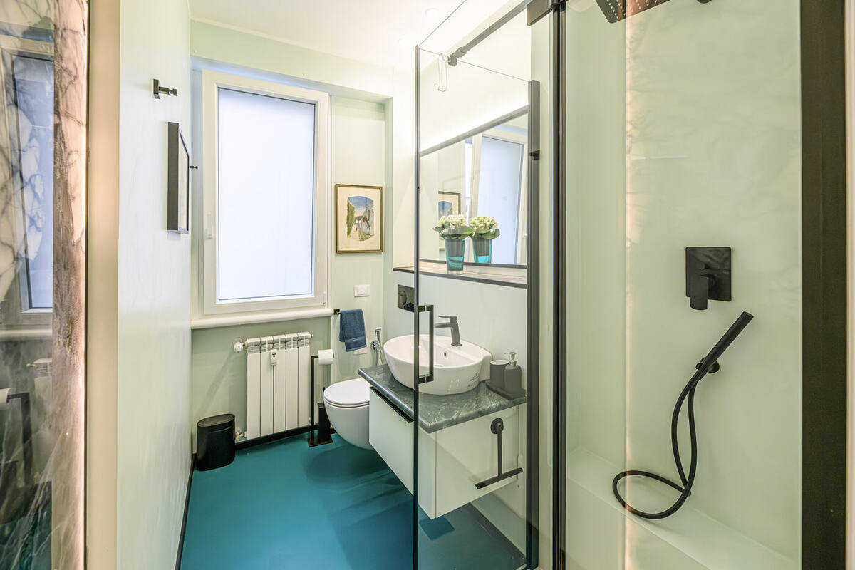 Il bagno in suite