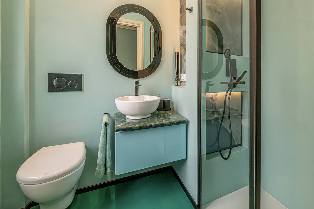 Il bagno in suite